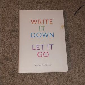 write it down, let it go journal